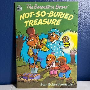 The Berenstain Bears Not-So-Buried Treasure Book - Vintage 1986